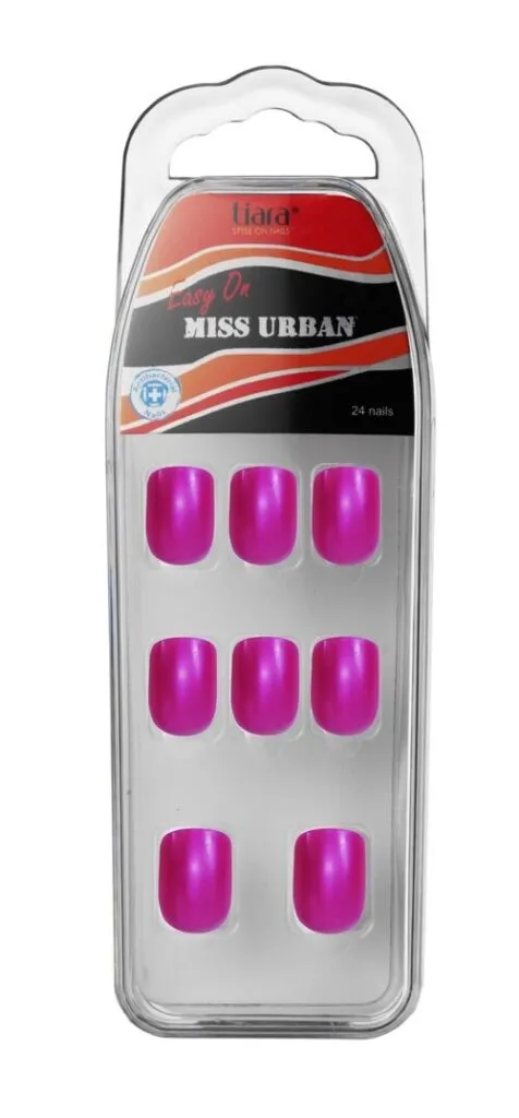Tiara Nails Miss Urban Roze (24 stuks)