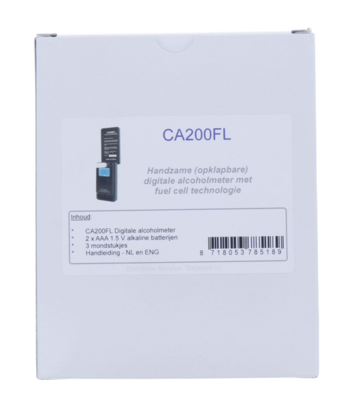 Testjezelf.nu Treebys Ca200fl Digitale Alcoholmeter (1 stuk)