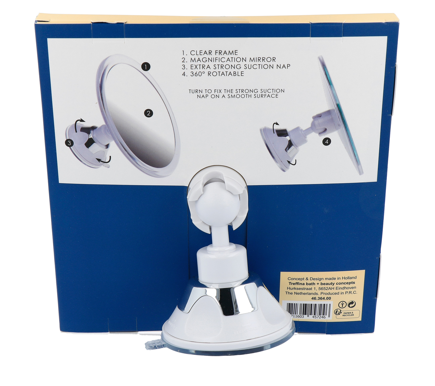 Treffina Make-up Spiegel 10x Vergroot (1 stuk)