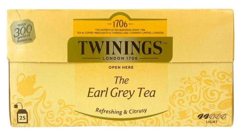 Twinings Earl Grey Thee (25 zakjes)