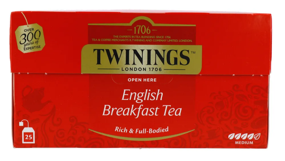 Twinings English Breakfast Thee (25 zakjes)