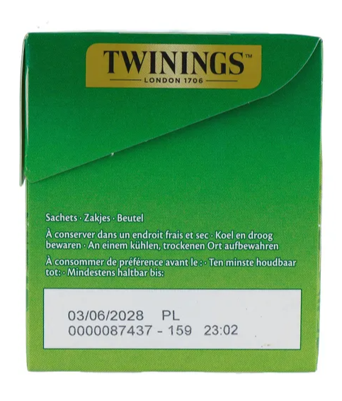 Twinings Pure Groene Thee (25 zakjes)