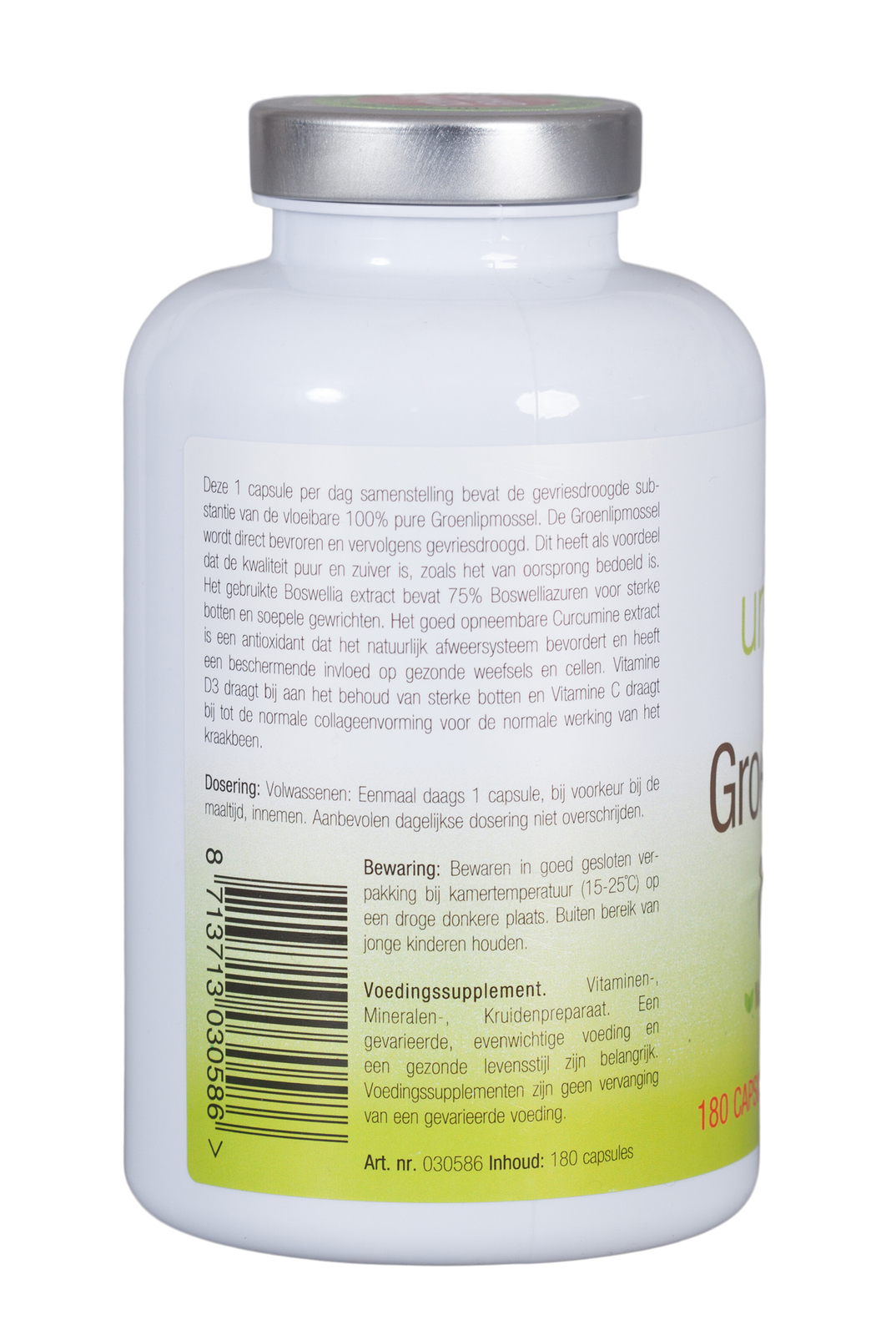 Unipharma Groenlipmossel Complex Capsules (180 capsules)