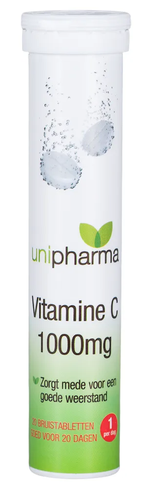 Unipharma Vitamine C Bruistablet (20 tabletten)