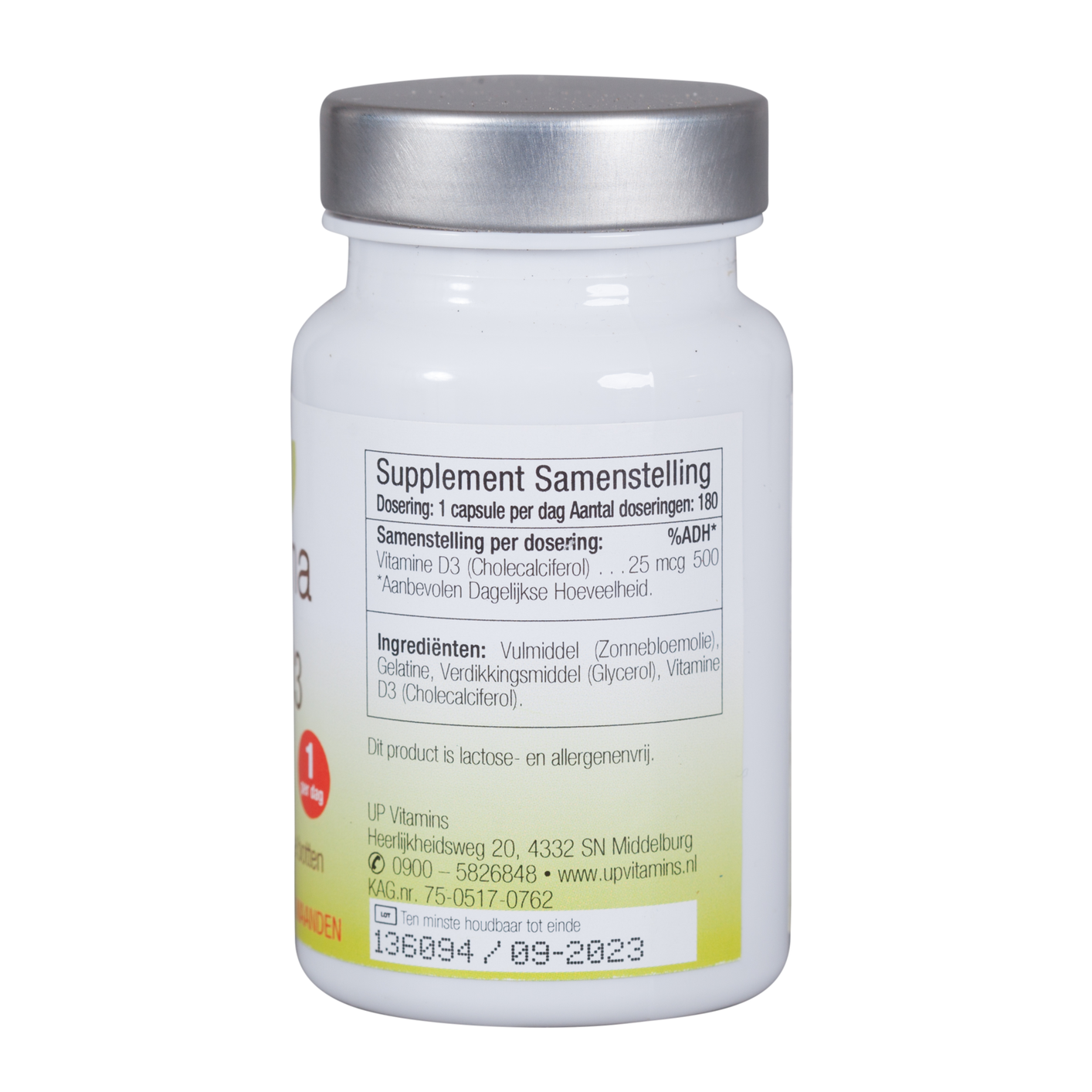 Unipharma Vitamine D3 25mcg Capsules (180 capsules) - image 2