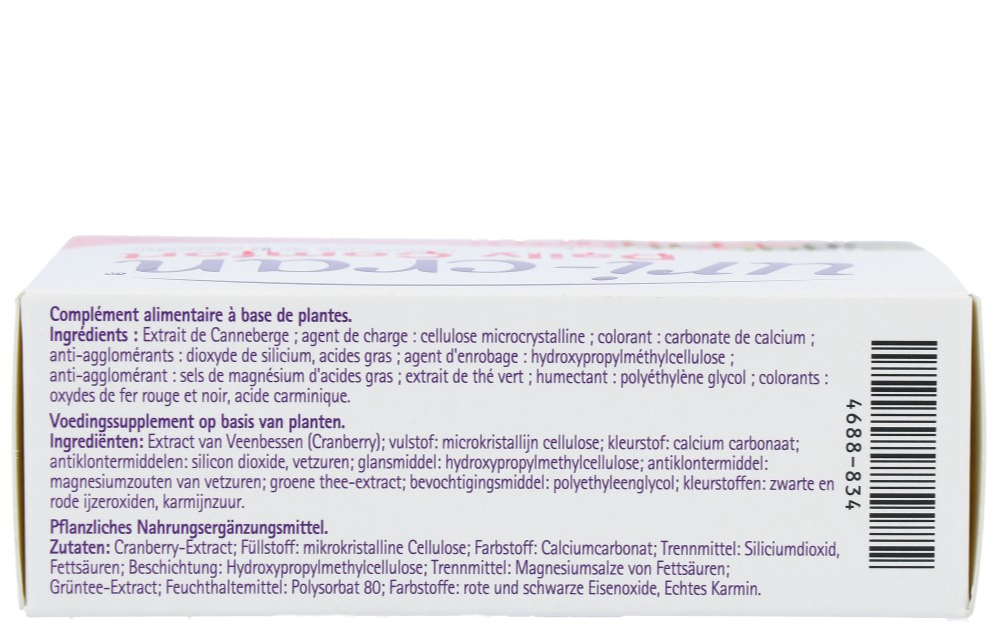 Uri-cran U Cran Comfort Cranberry 500mg Tabletten (60 tabletten) - image 2