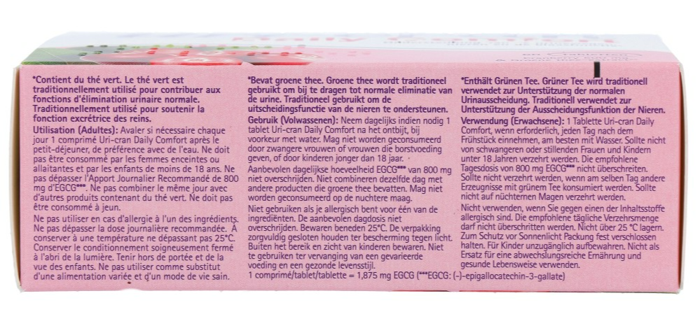 Uri-cran U Cran Comfort Cranberry 500mg Tabletten (60 tabletten) - image 3