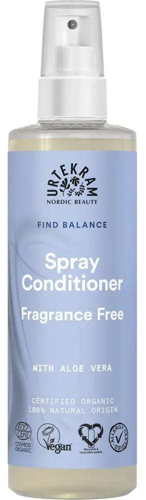 Urtekram Spray Conditoner Fragrance Free Aloë Vera (250 ml)