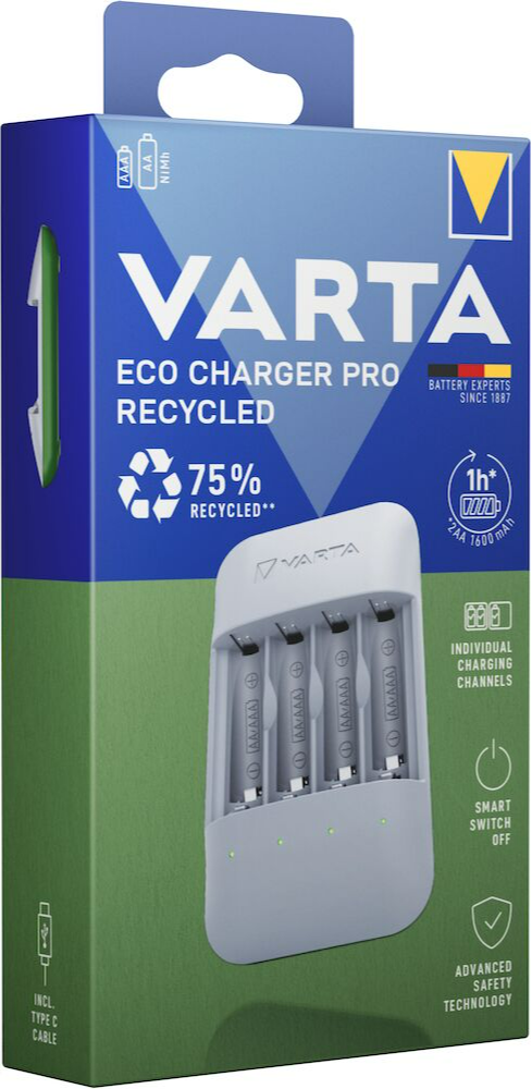 Varta Eco Charger Pro (1 stuk)