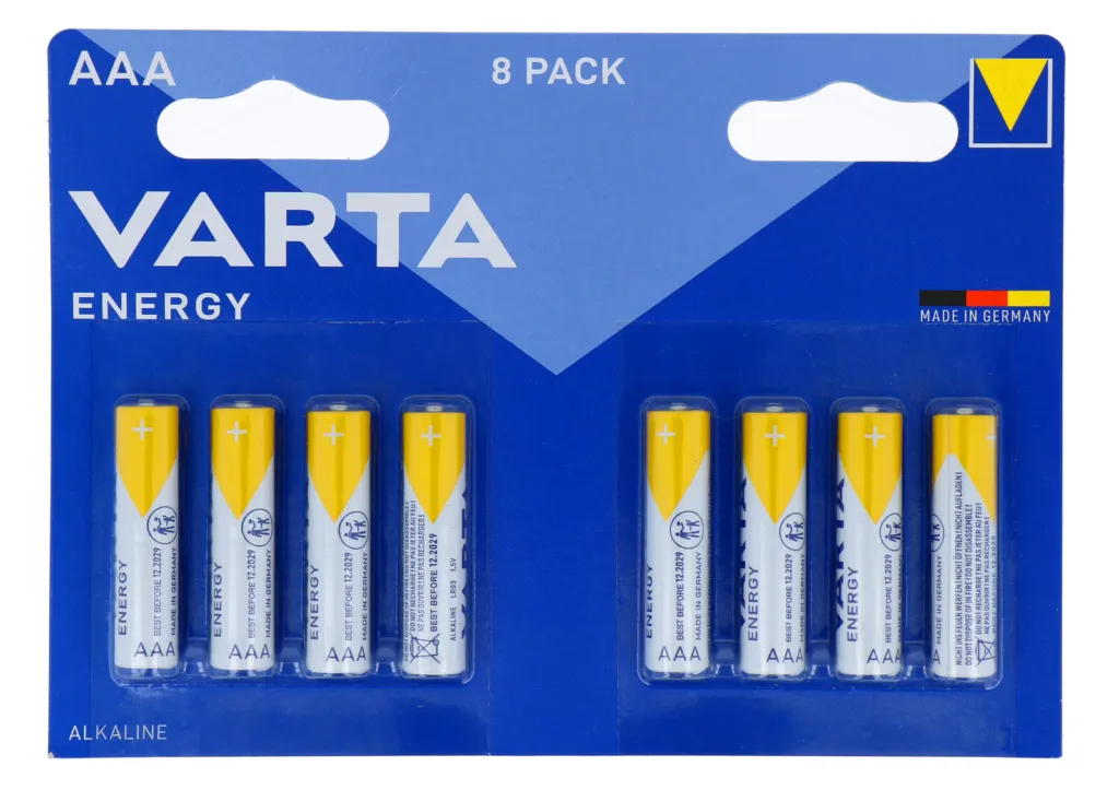Varta Energy Aaa 8 Stuks Batterijen (8 stuks)