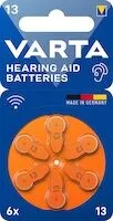 Varta Gehoorapparaat Batterijen Type 13 (6 stuks)