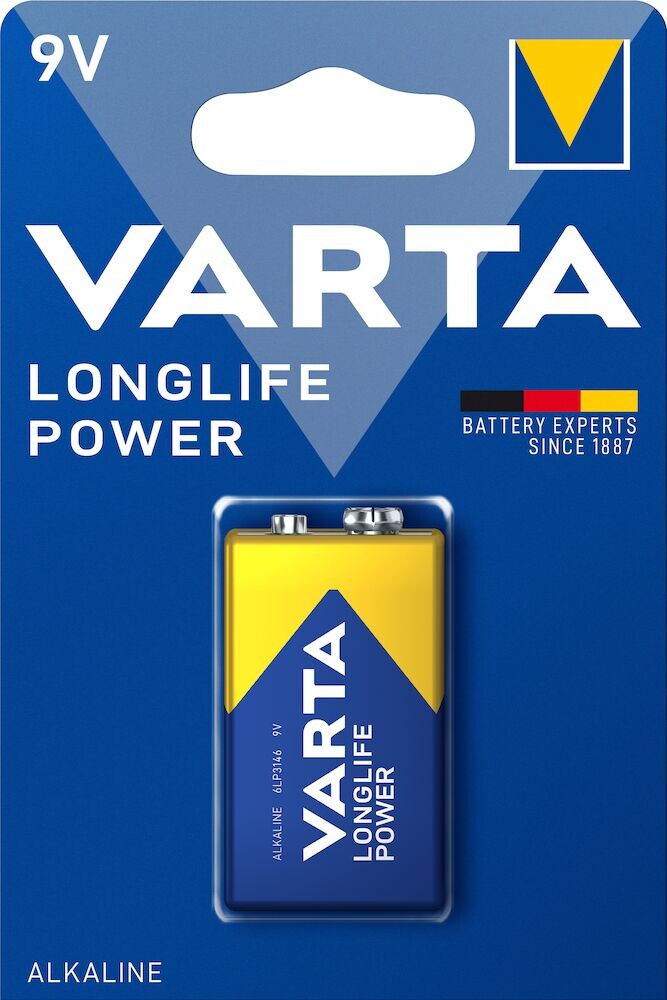 Varta Longlife Power 9v (1 stuk)