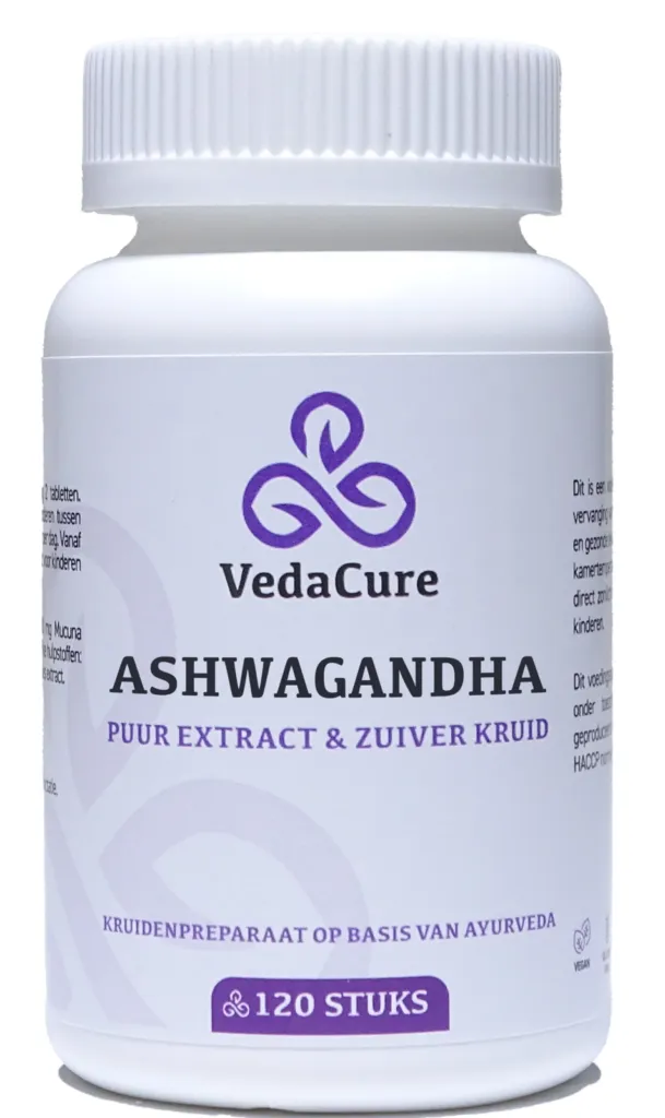 Vedacure Ashwagandha Tabletten (120 tabletten)