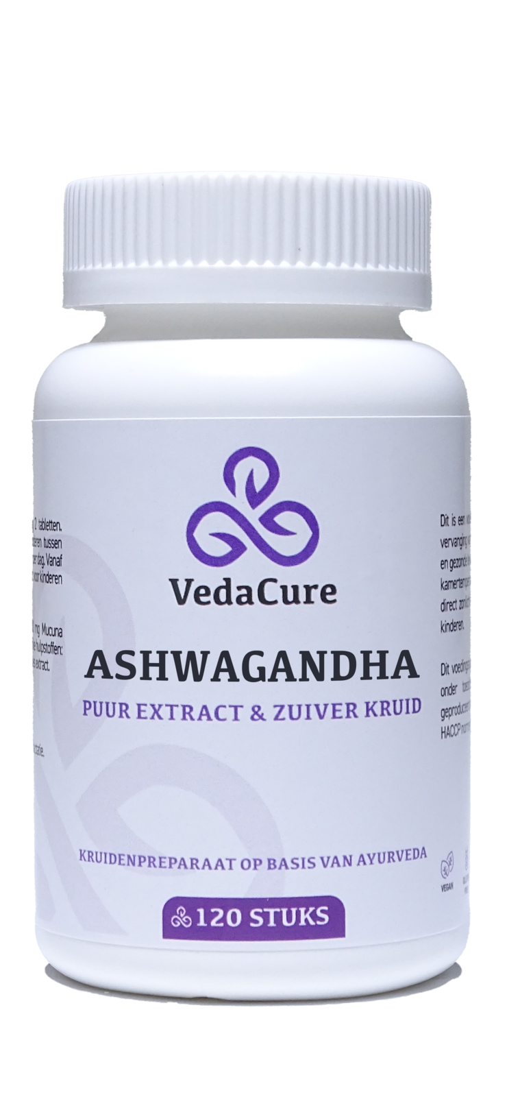Vedacure Ashwagandha Tabletten (60 tabletten)