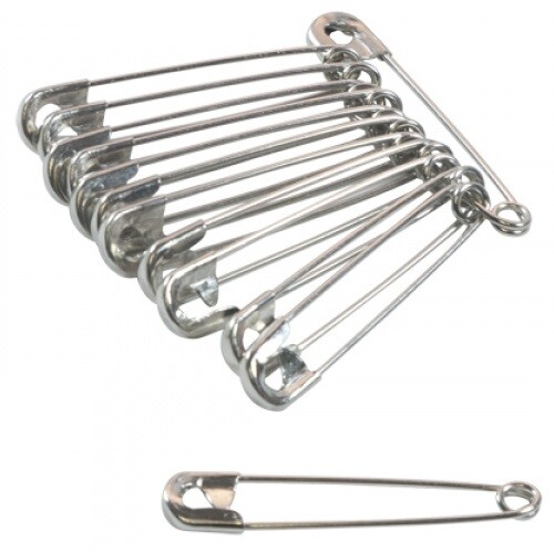 Mainit Veiligheidsspeld Recht 34mm (12 stuks)