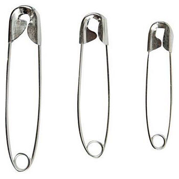 Mainit Veiligheidsspeld Recht Assorti (12 stuks)