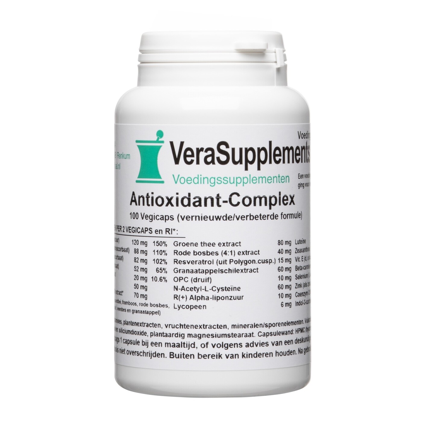 Verasupplements Antioxidant Complex Capsules (100 vegetarische capsules)