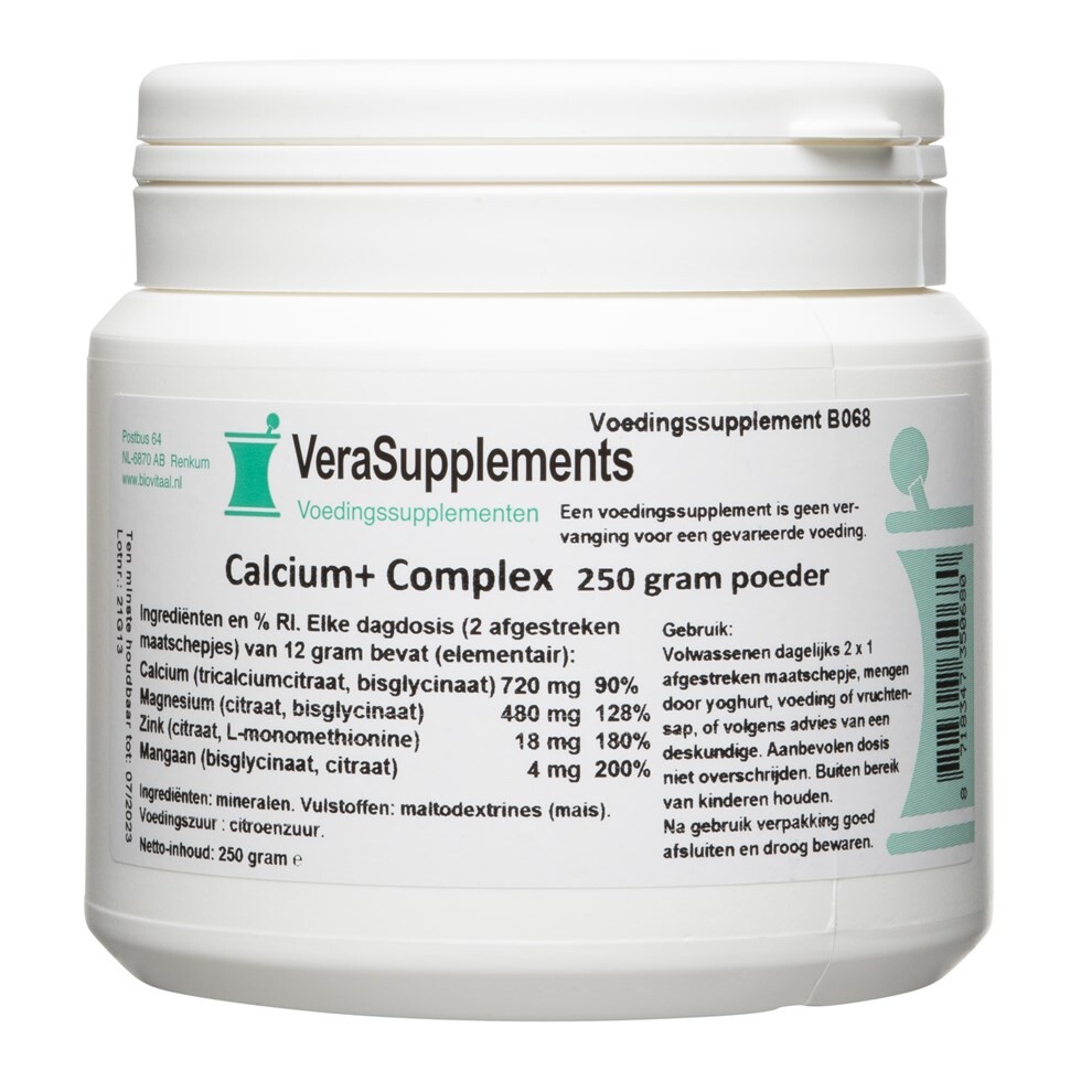 Verasupplements Calcium+ Complex Poeder (250 gr)