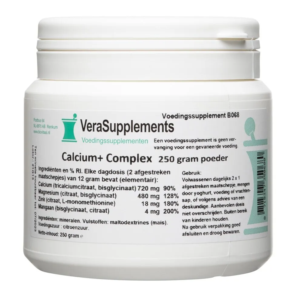 Verasupplements Calcium+ Complex Poeder (250 gr)