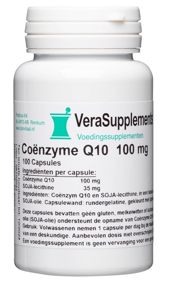 Verasupplements Coënzyme Q10 100 Mg Capsules (100 capsules)