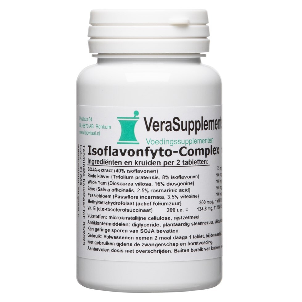 Verasupplements Isoflavonfyto-complex Tabletten (100 tabletten)