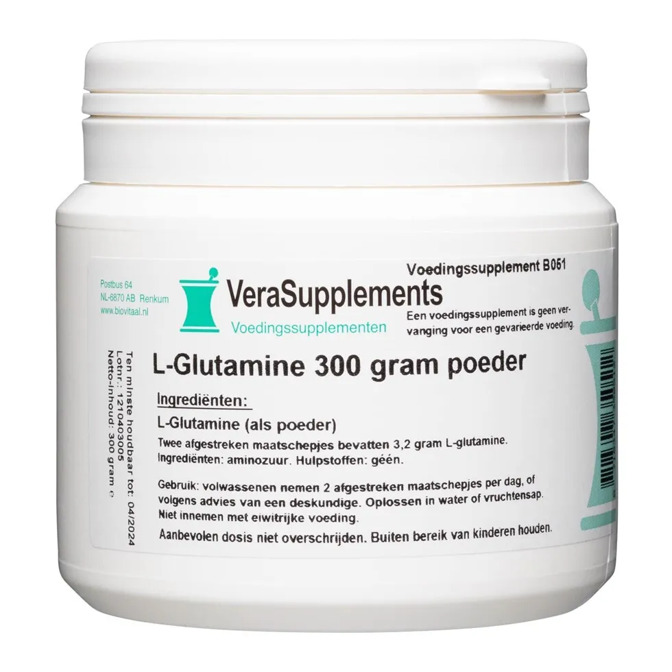 Verasupplements L Glutamine Poeder (300 gr)