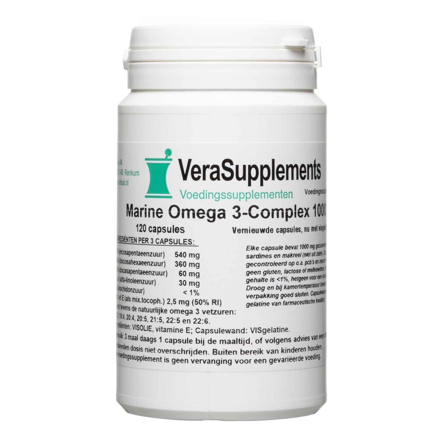 Verasupplements Marine Omega 3 Complex 1000 Mg Capsules (120 capsules)
