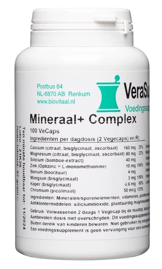 Verasupplements Mineraal+ Complex Capsules (100 capsules)