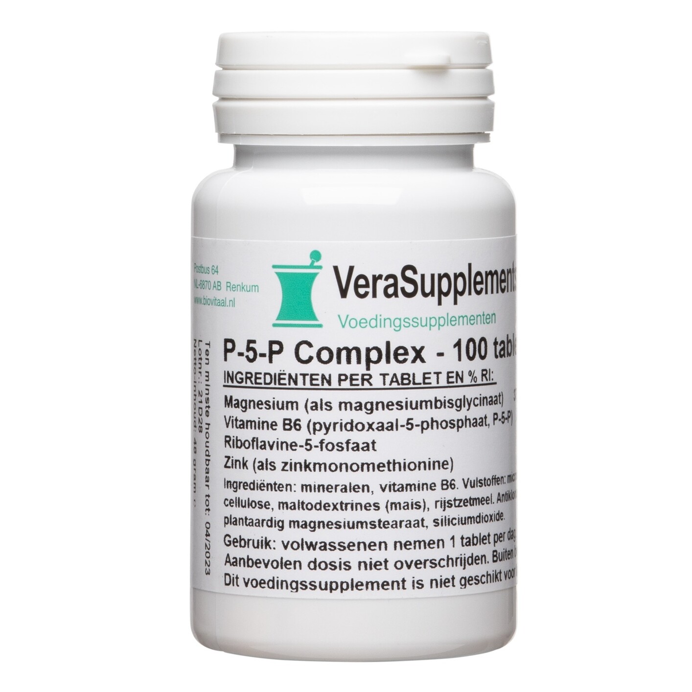 Verasupplements P-5-p Complex Tabletten (100 tabletten)
