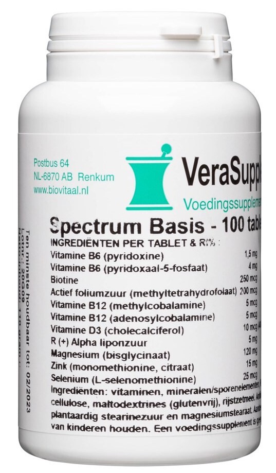 Verasupplements Spectrum Basis Tabletten (100 tabletten)