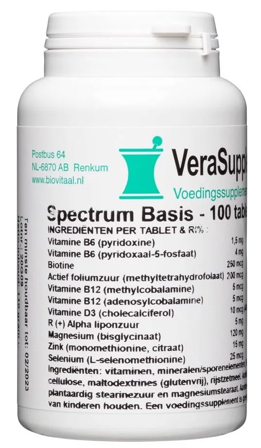 Verasupplements Spectrum Basis Tabletten (100 tabletten)