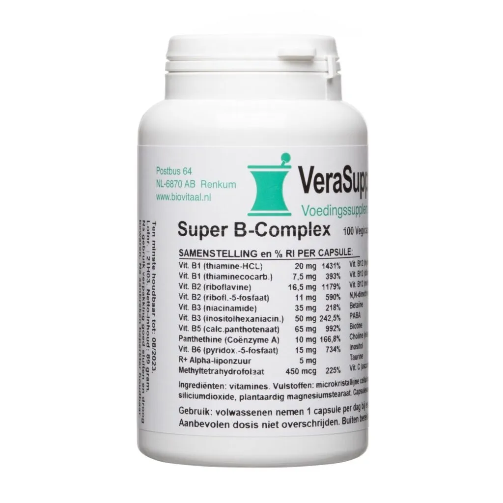 Verasupplements Super B Complex Capsules (100 capsules)