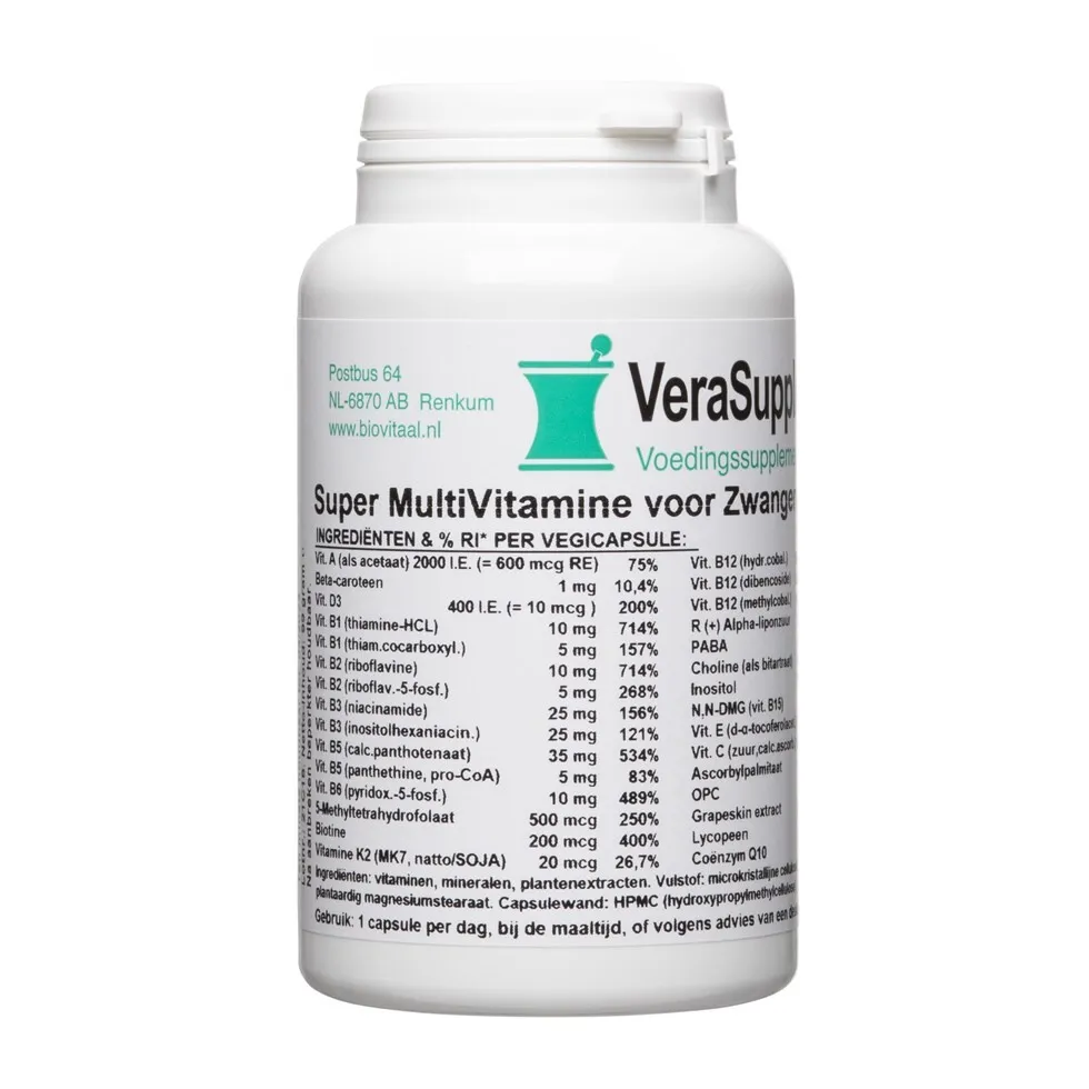 Verasupplements Super Multi Zwanger Capsules (100 capsules)