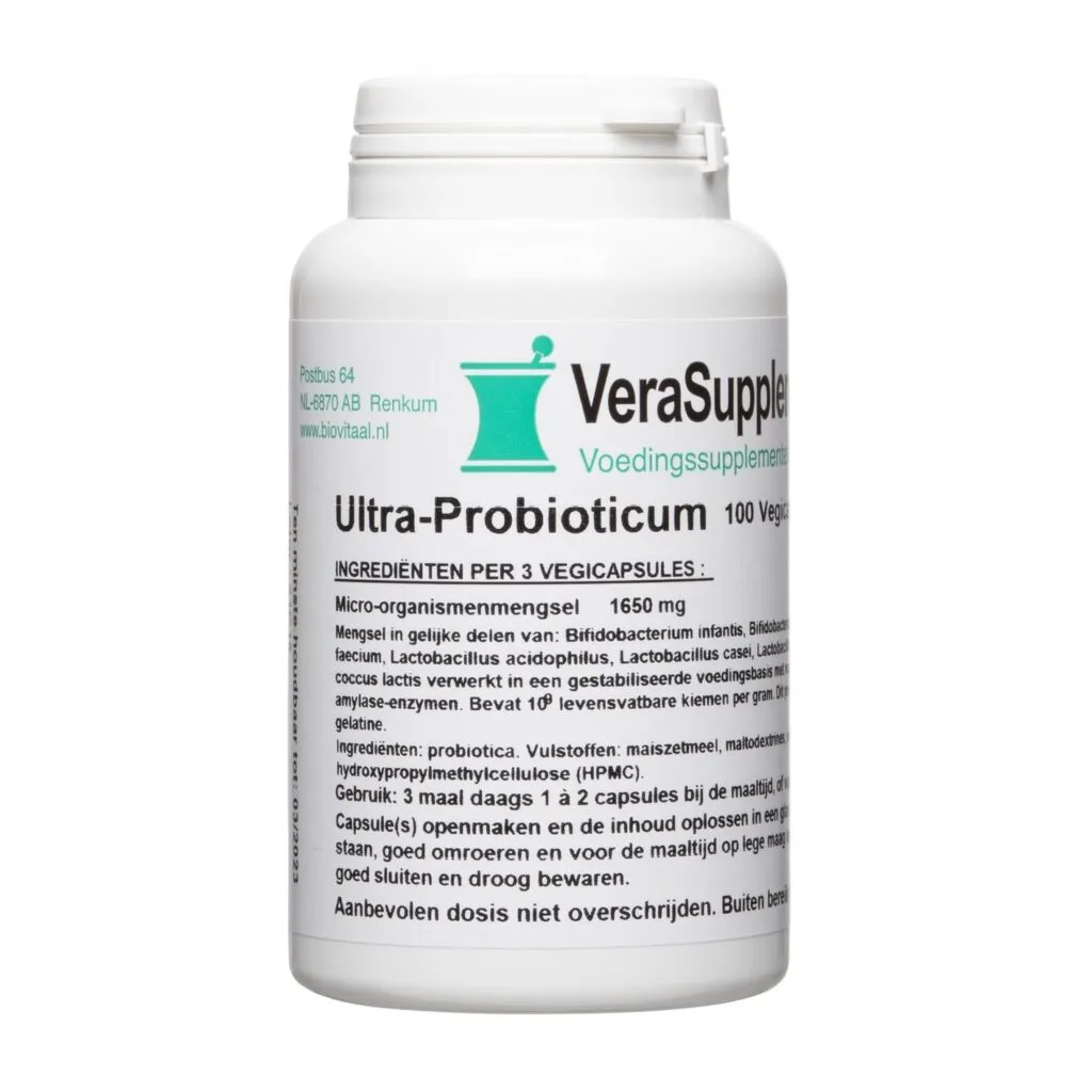 Verasupplements Ultra Probioticum Capsules (100 vegetarische capsules)