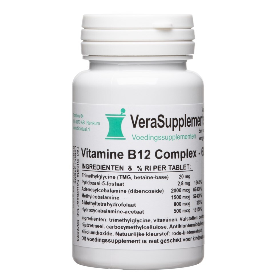 Verasupplements Vit B12 Complex Tabletten (60 tabletten)
