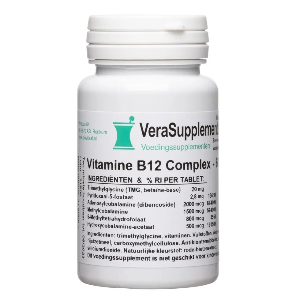 Verasupplements Vit B12 Complex Tabletten (60 tabletten)
