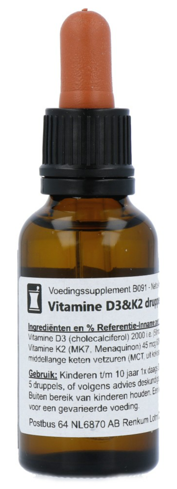 Verasupplements Vitamine D3 & K2 Druppels (30 ml)