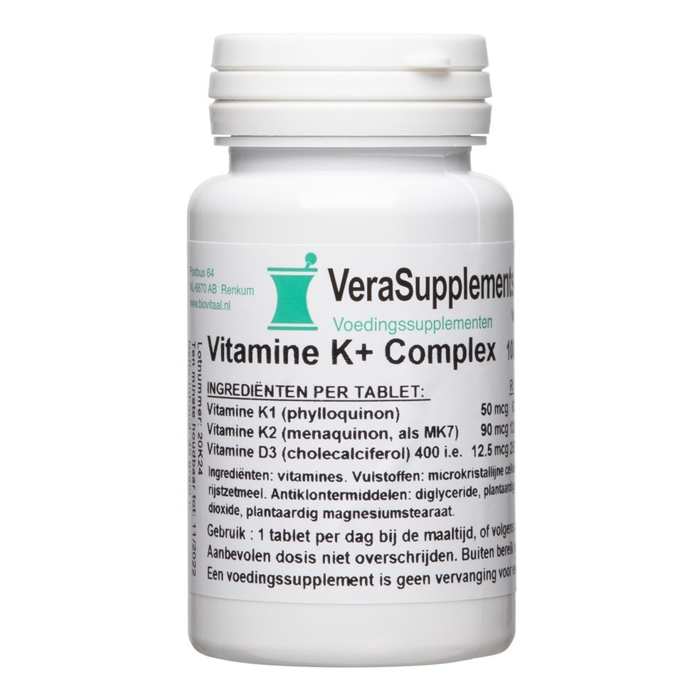 Verasupplements Vitamine K Complex Tabletten (100 tabletten)