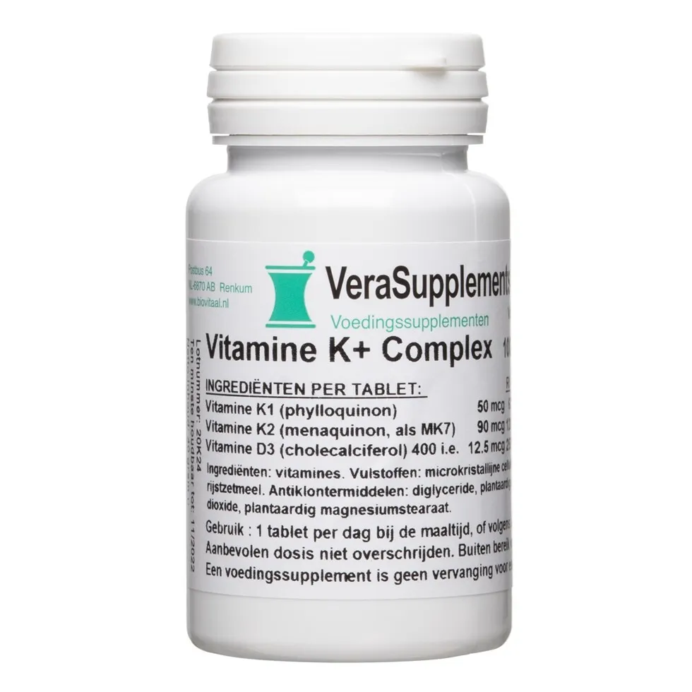 Verasupplements Vitamine K Complex Tabletten (100 tabletten)