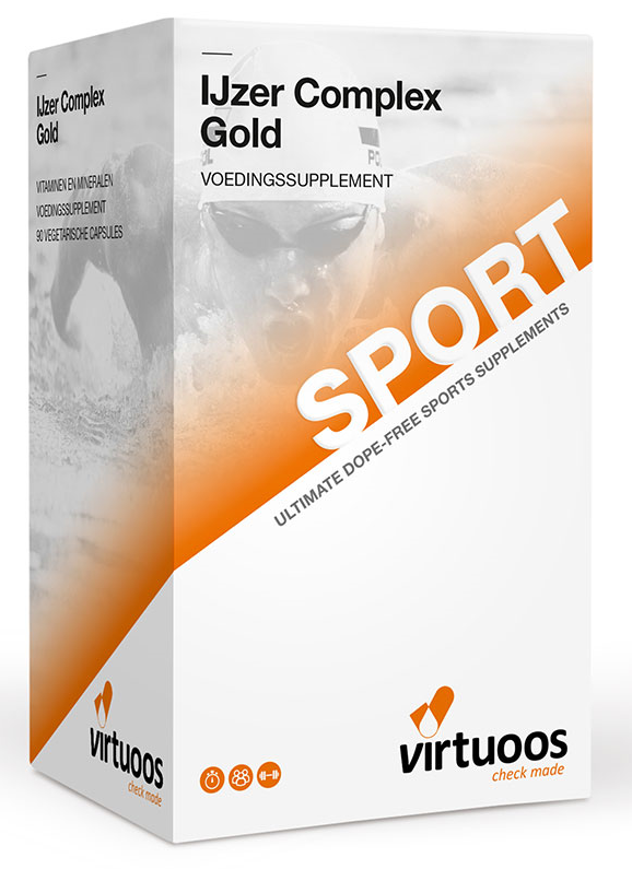 Virtuoos Ijzer Complex Gold Capsules (90 tabletten)