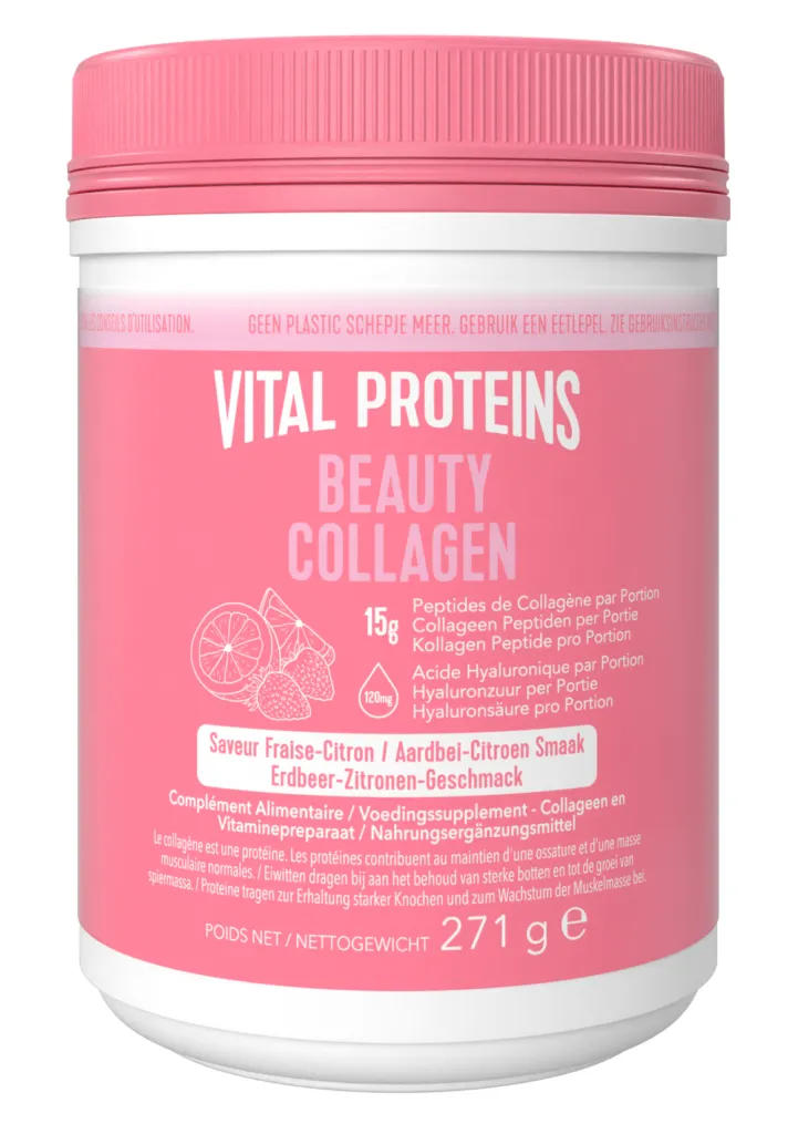 Vital Proteins Beauty Collageen - Aardbei Citroen (271 gr)