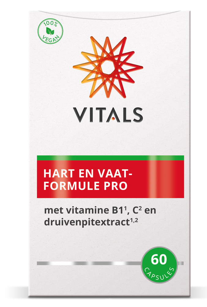 Vitals Hart & Vaatformule Pro Capsules (60 capsules)