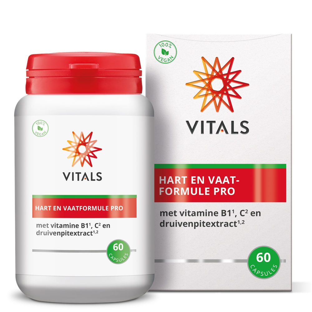 Vitals Hart & Vaatformule Pro Capsules (60 capsules)