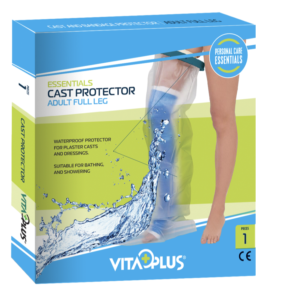 Vitaplus Essentials Cast Protector Adult Full Leg (1 stuk)