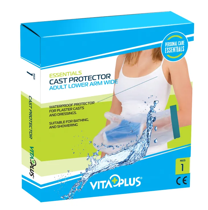 Vitaplus Essentials Cast Protector Adult Lower Arm Wide (1 stuk)