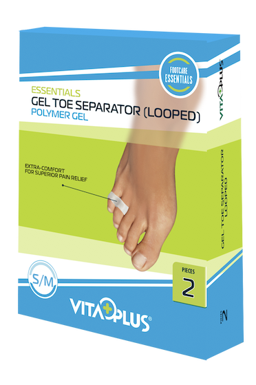 Vitaplus Essentials Gel Toe Separator (looped) Maat S/m (2 stuks)