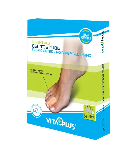 Vitaplus Essentials Gel Toe Tube Maat M/l (1 stuk)