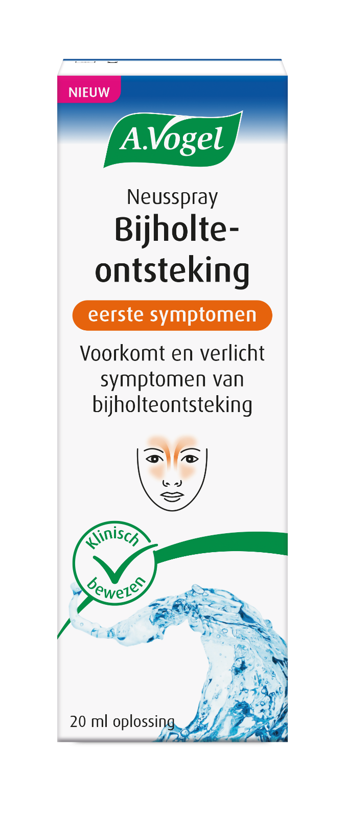 A.Vogel Neusspray Bijholteontsteking (20 ml)