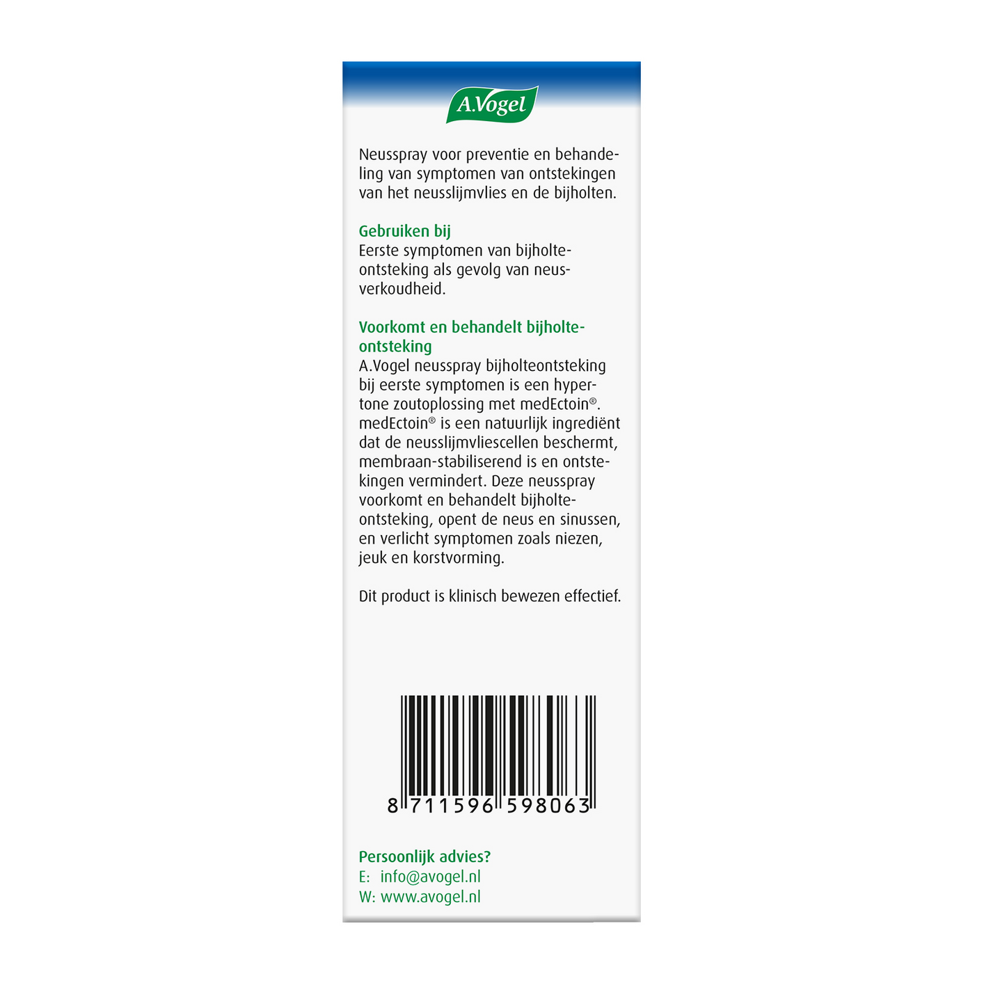 A.Vogel Neusspray Bijholteontsteking (20 ml) - image 3