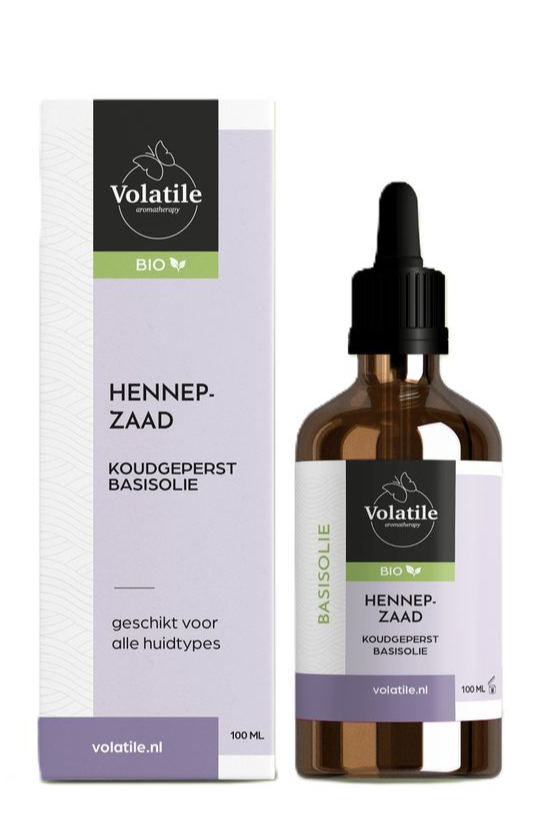 Volatile Hennepzaad Koudgeperst Basisolie Bio (100 ml)